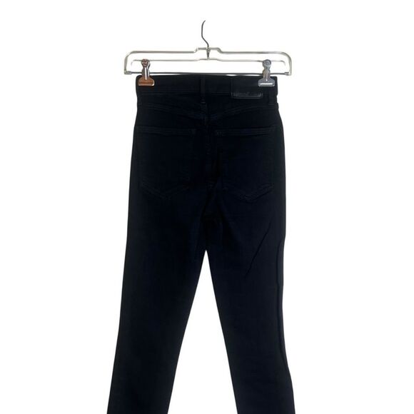Denim Forum black Lola high rise skinny crop jeans - Picture 9 of 10